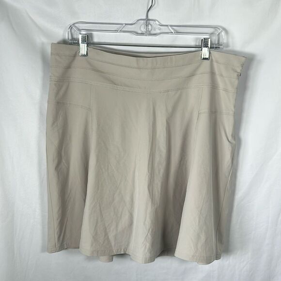 Athleta Beige All Day Skort Sz 14 - Picture 1 of 7